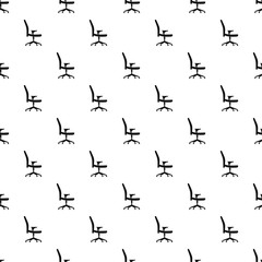 Soft chair pattern seamless vector repeat geometric for any web design