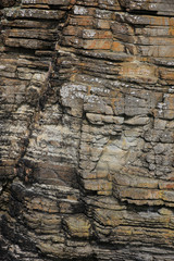 zerklüftete Felsen