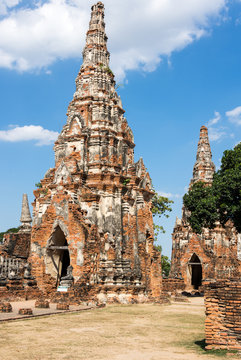 Ruins of the old city of Ayutthaya, Thailand