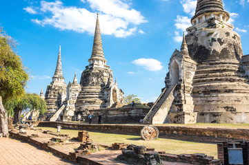 Fototapeta premium Ruins of the old city of Ayutthaya, Thailand