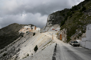 Marmor Marmorbruch Carrara