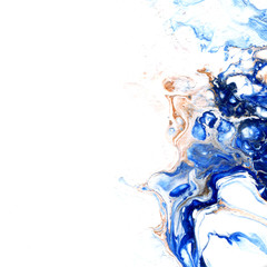 Texture. Fluid Art. Abstract colorful background, wallpaper, texture. Mixing colors. Modern Art. Marble texture, bark texture, a piece of stone, old plaster. Creates a Christmas mood.