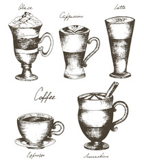 Coffee set. Vector illustration