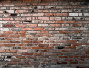 Wall texture red bricks