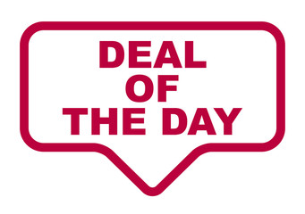 red vector banner deal of the day