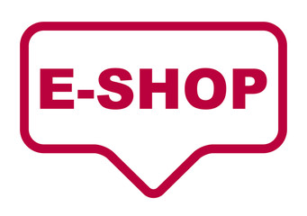 red vector banner eshop