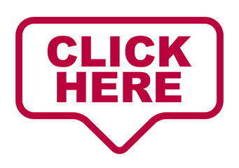 red vector banner click here