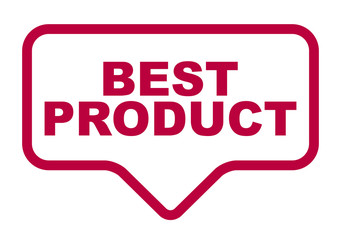 red vector banner best product