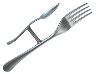 Fork Metal Rudimentary Spoon