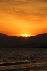 湘南の海と夕陽と時々富士山