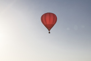 hot air balloons - freedom and adventure concept