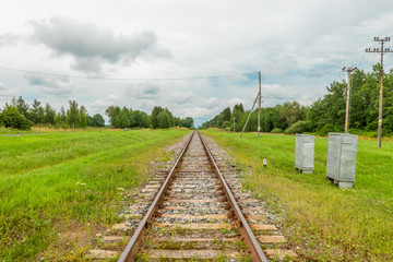 railway in the countryside