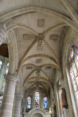 Voûte d'arrête de l'église Saint-Nicolas de Beaumont-le-Roger