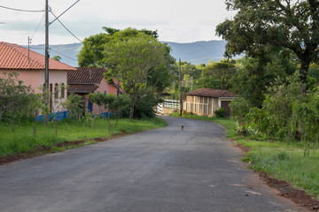 road in the village
