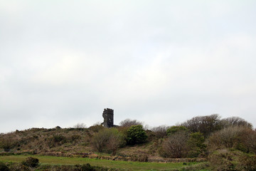 Fototapeta na wymiar The remains of Downeen Castle Rosscarbery West Cork Ireland
