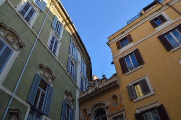 Fototapeta na wymiar Rome windows