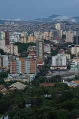 aerial view of city