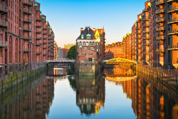 Speicherstadt in Hamburg, Deutschland