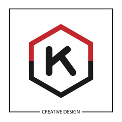 Initial Letter K Logo Template Vector Design