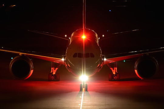 旅客機B787 スポットイン