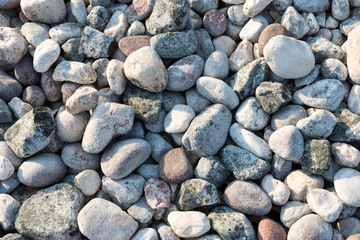 Texture of river stones
