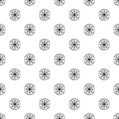 Delicate dandelion pattern seamless vector repeat geometric for any web design