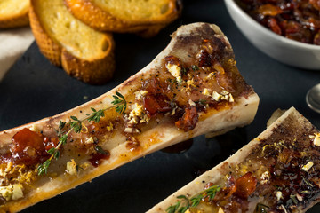 Homemade Roasted Beef Bone Marrow