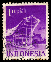 house of Torajan people in South Sulawesi, Indonesia
