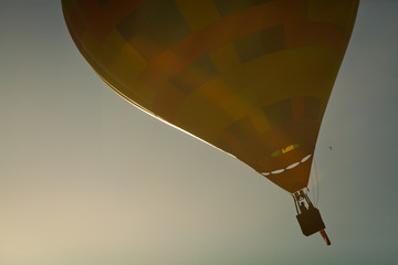 hot air balloons - freedom and adventure concept
