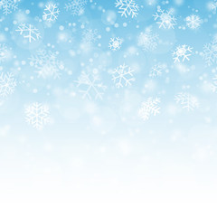 Obraz na płótnie Canvas seamless snow flakes background