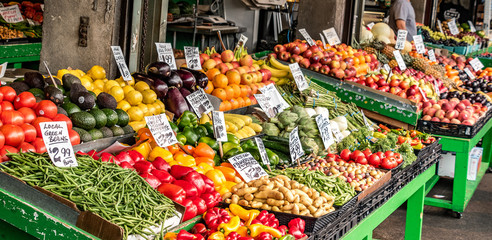  fresh vegetables Pike Place Market