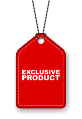 red vector banner exclusive product