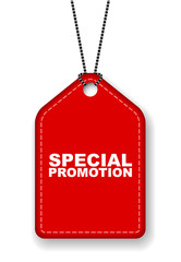 red vector banner special promotion