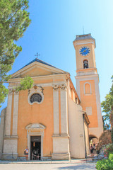 Naklejka premium Église Notre-Dame-de-l'Assomption d'Èze Côte d’Azur Südfrankreich