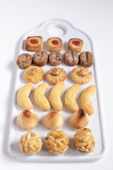 Panellets - typical catalan marzipan dessert