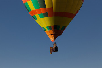 hot air balloons - freedom and adventure concept
