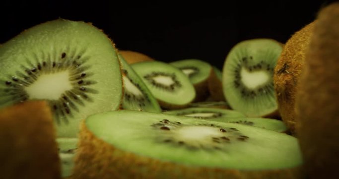 Tipi di file: Tutto (523) Vai a pagina |123456Avanti super macro slide shot of kiwis on a wooden bench, in slow motion. 