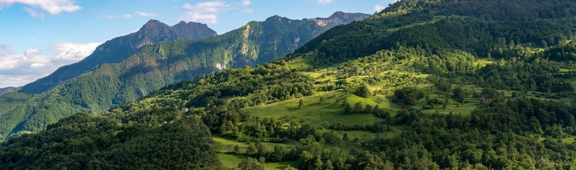 Fototapeta na wymiar MONTENEGRO, MORICA. The region along the Morica valley is one of the most spectacular in Montenegro