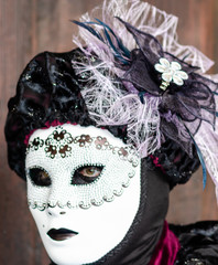 mask at Carnival Venice - looks
