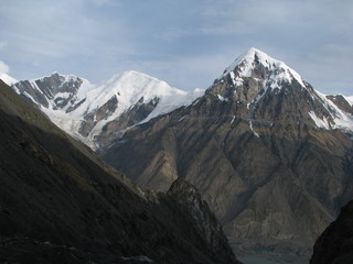 Fototapeta premium view of mountains
