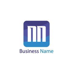 Initial letter NN logo template Design