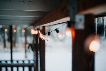 Vintage styled Christmas lights