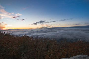 Mountain overlook above the clouds 2