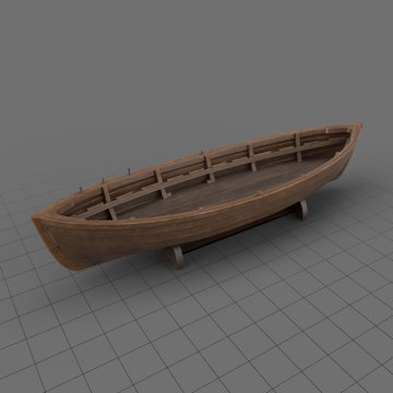 Wooden whaleboat
