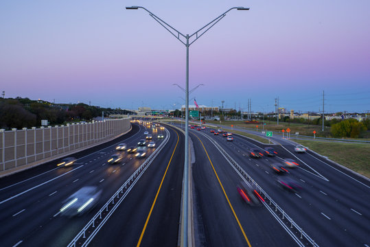 Dusk traffic