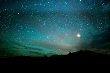 RIDGWAY COLORADO, USA 2018 - Milkyway Galaxy over San Juan Mountains, Ridgway Colorado