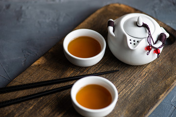 Asian tea time concept