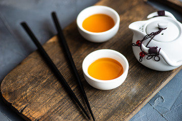 Asian tea time concept