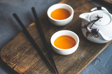 Asian tea time concept
