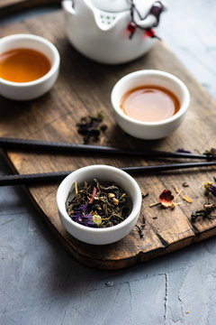 Asian tea time concept